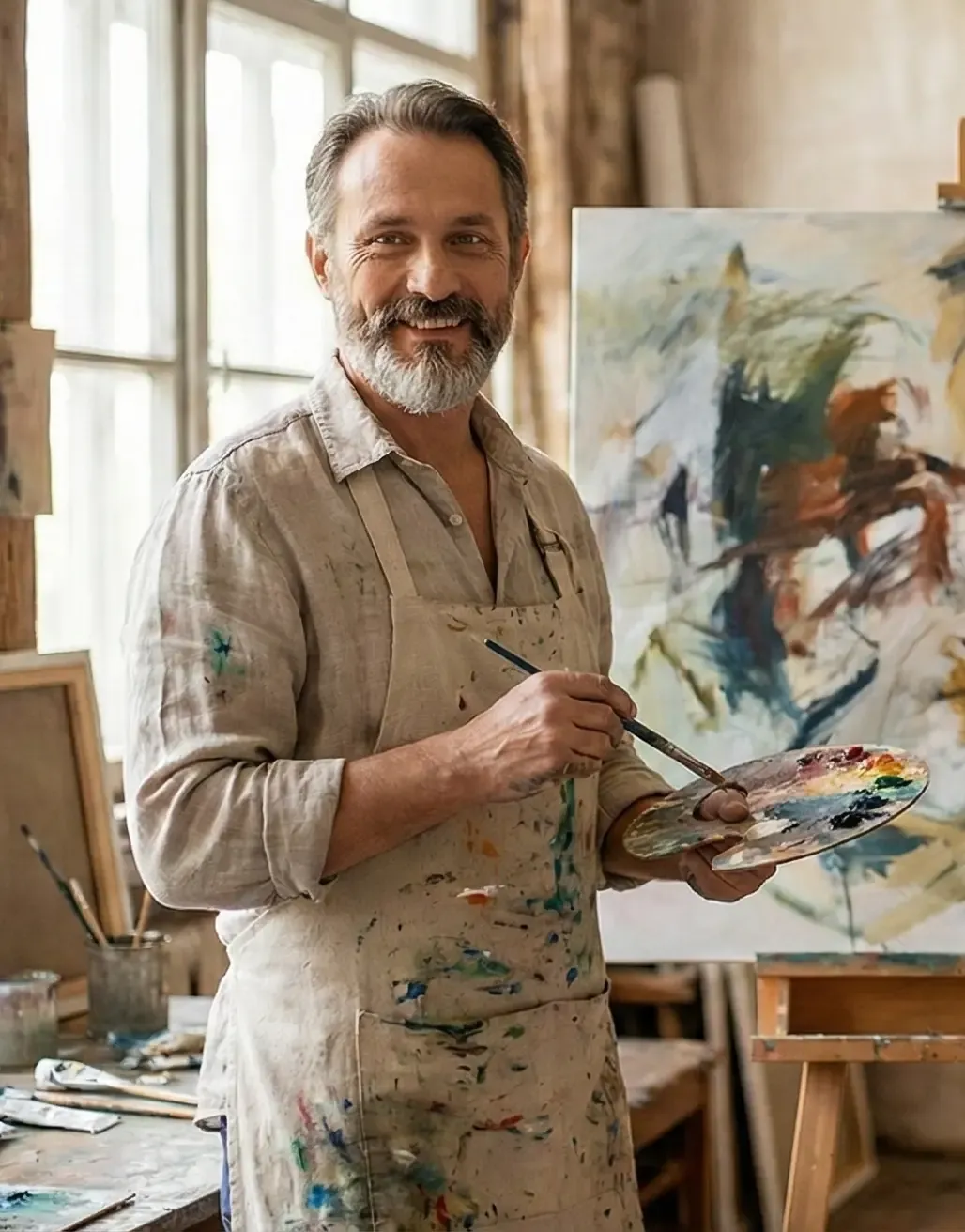 Portrait de Jean Dupont, artiste exposé au Sdakox