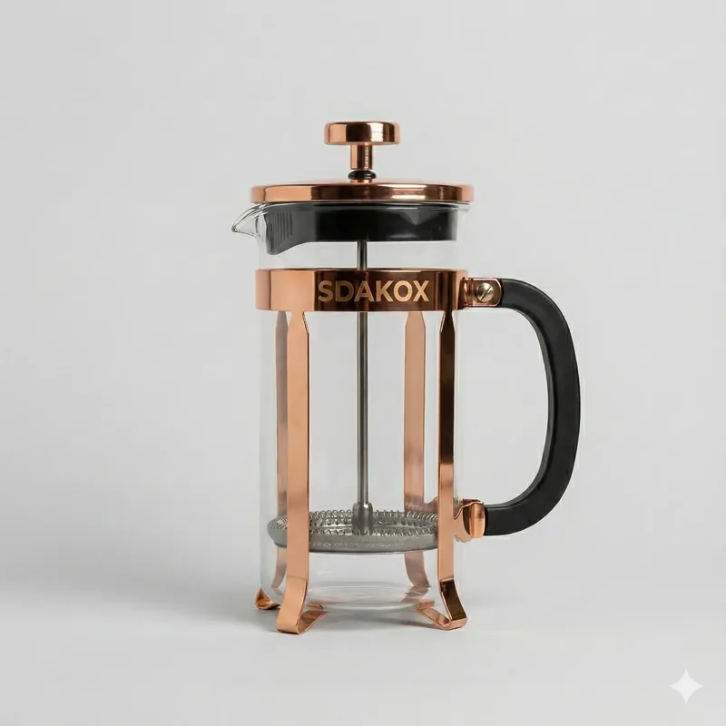 Cafetière à Piston - Finition Cuivre